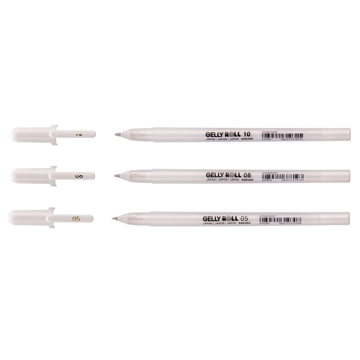 Sakura Gelly Roll White Pens