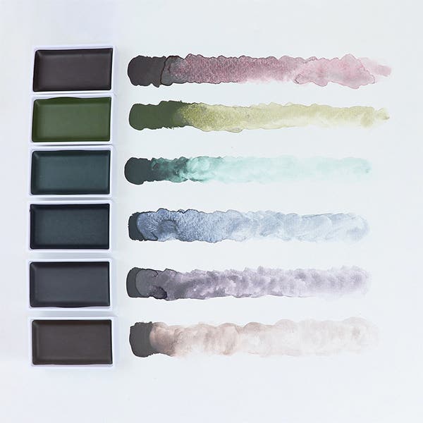 Kuretake Gansai Tambi Graphite Colour Watercolour Set