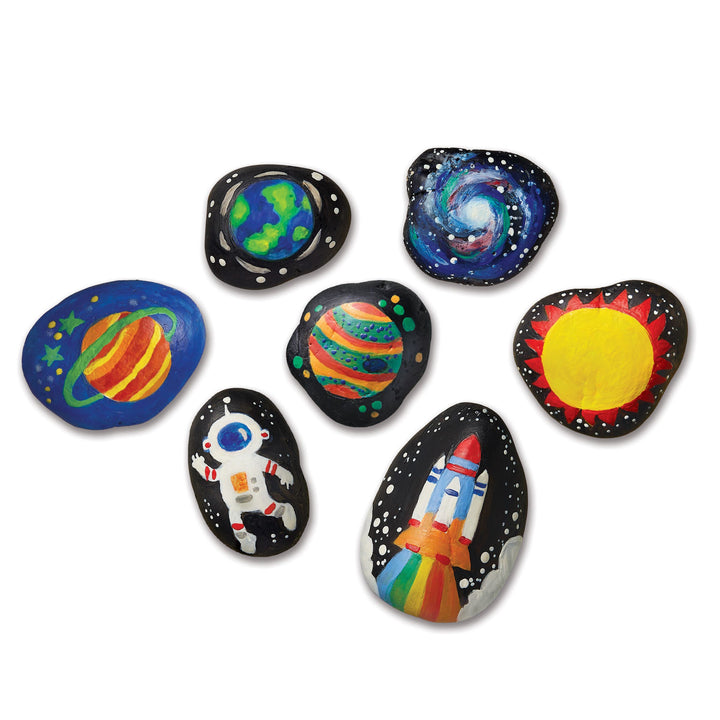 4M Kidzmaker Glow In The Dark Space Rock Painting Kit
