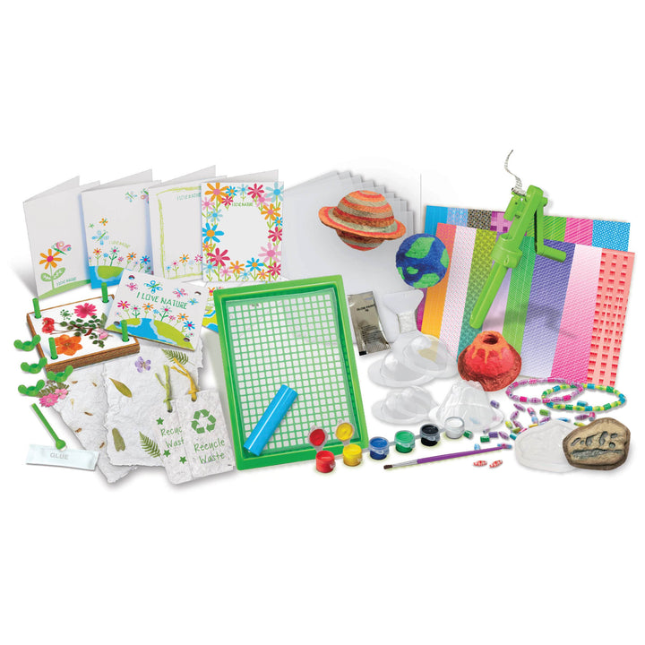 4M STEAM Powered Kids Green Paper Craft Kit