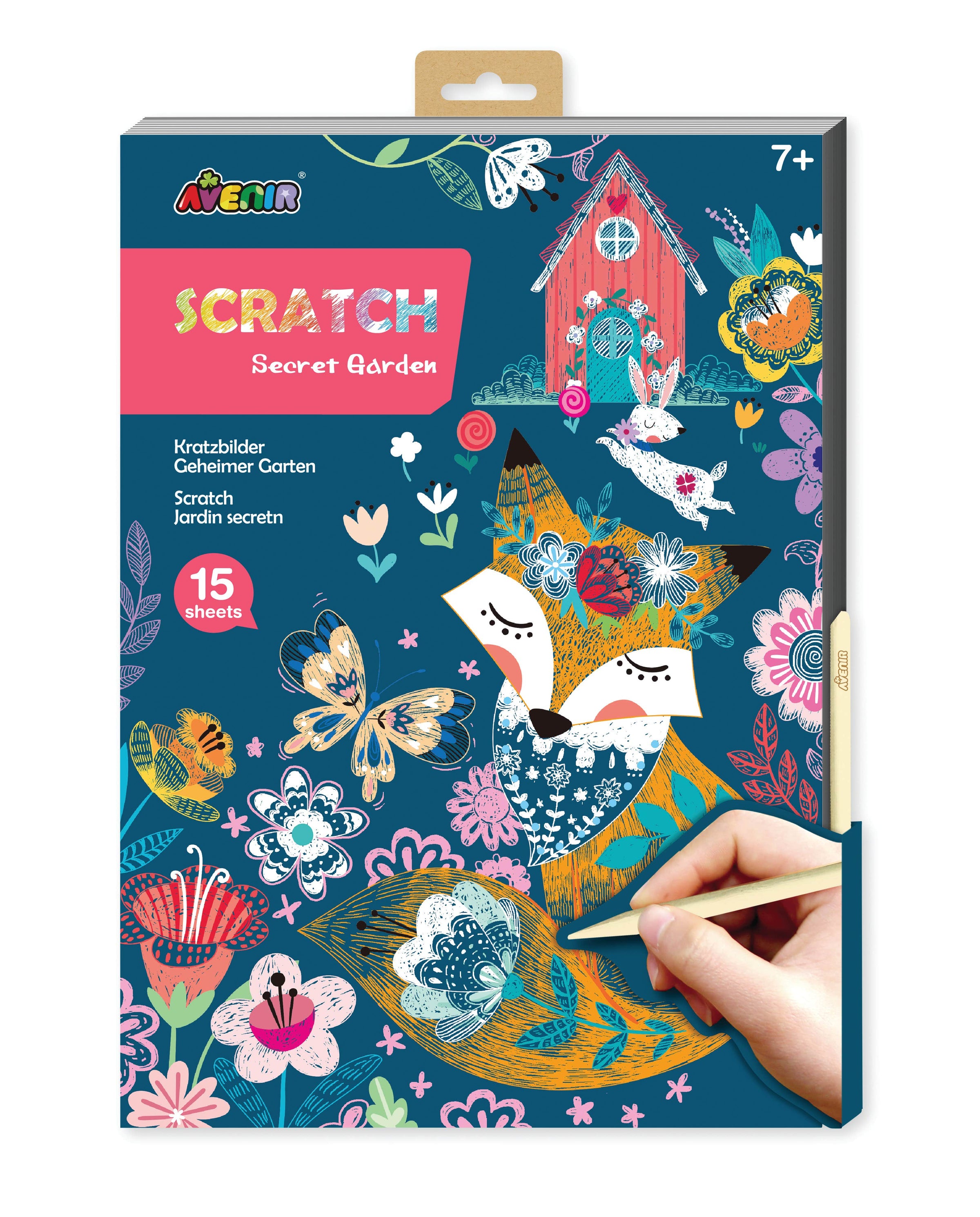 Avenir Secret Garden Scratch Book