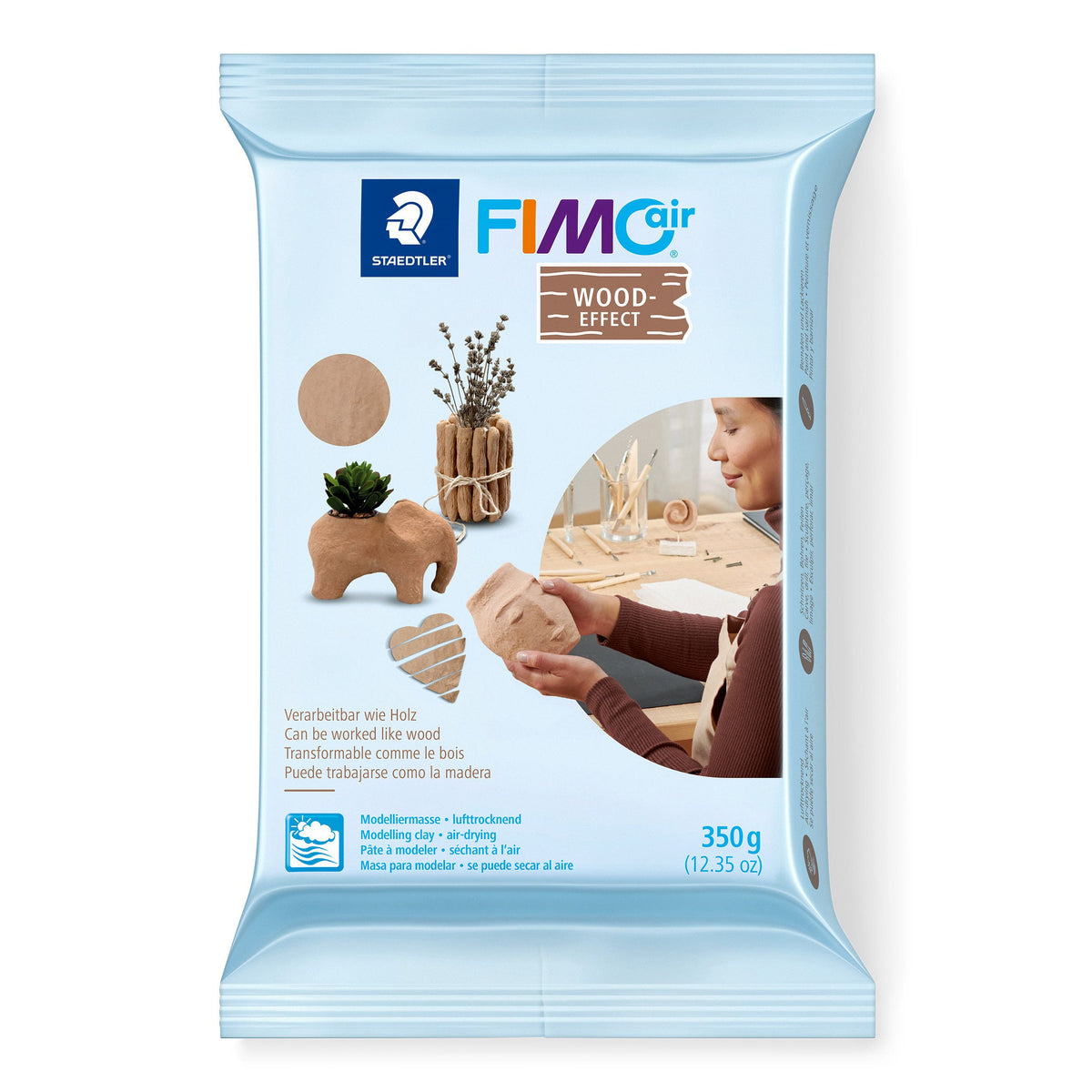 STAEDTLER FIMOair Wood Effect Modelling Clay