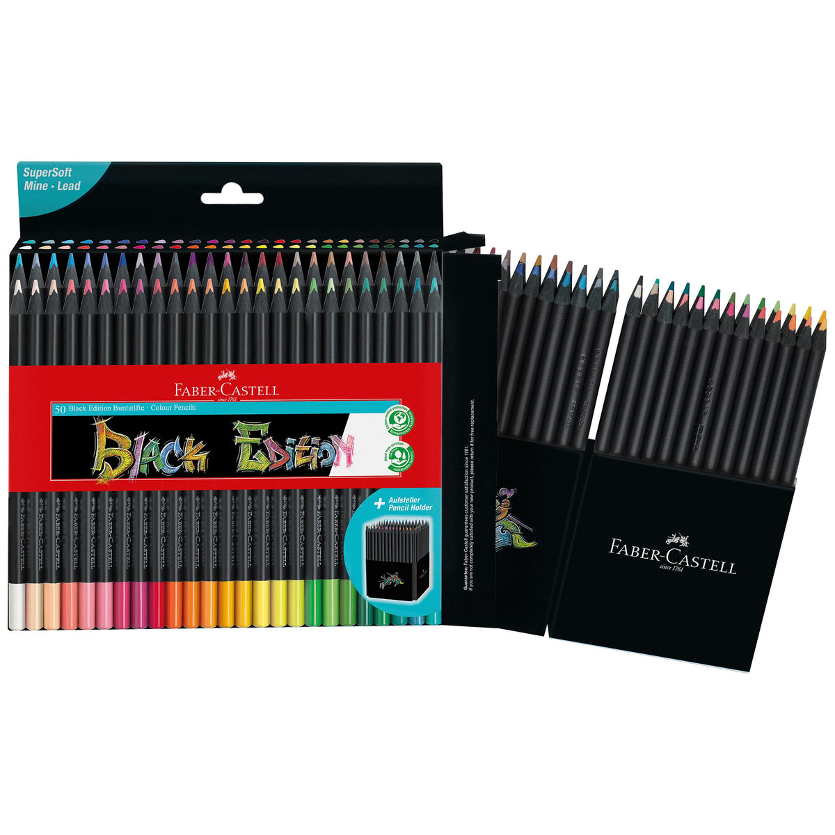 Faber-Castell Black Edition Colour Pencil Set 50