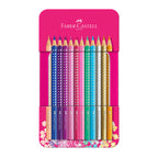 Faber-Castell Sparkle Grip Metallic Colour Pencil Set