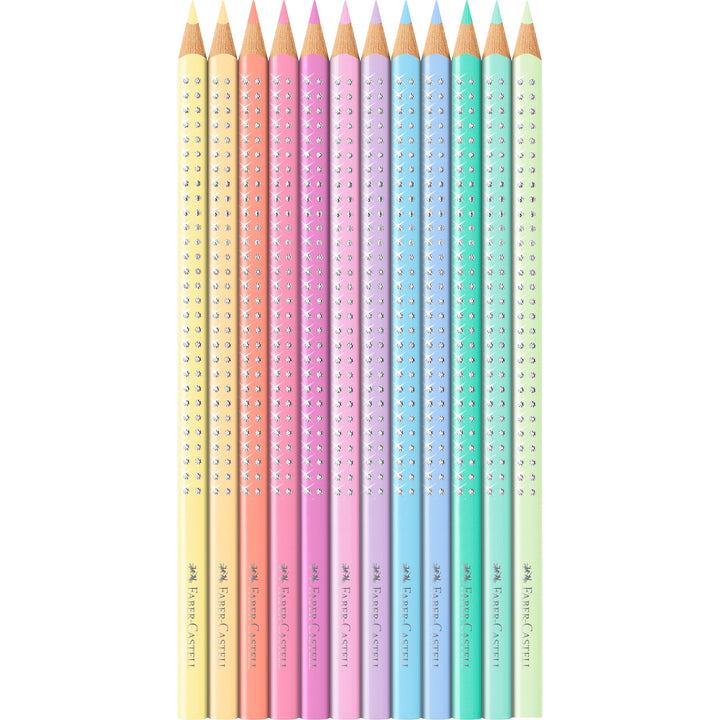 Faber-Castell Sparkle Grip Pastel Colour Pencil Set