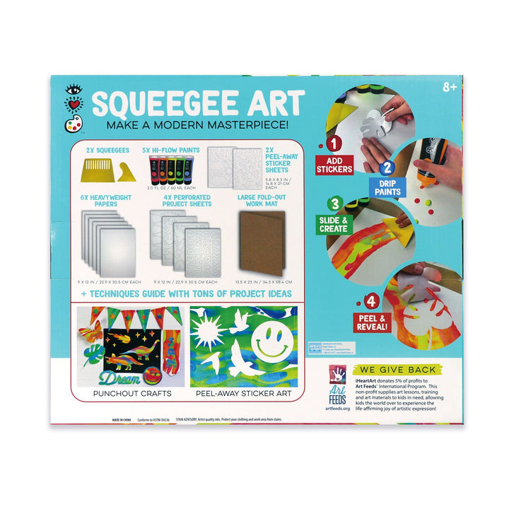 I Heart Art Squeegee Art Kit