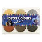 Poster Colours Palette Disc Sets of 6