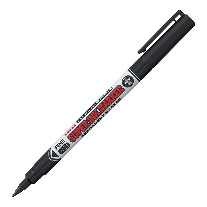 Uni-Ball Uni Super Ink Permanent Marker 0.9mm Black