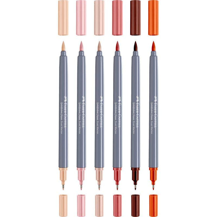 Faber-Castell Goldfaber Aqua Dual Marker Wallets Portrait Shades