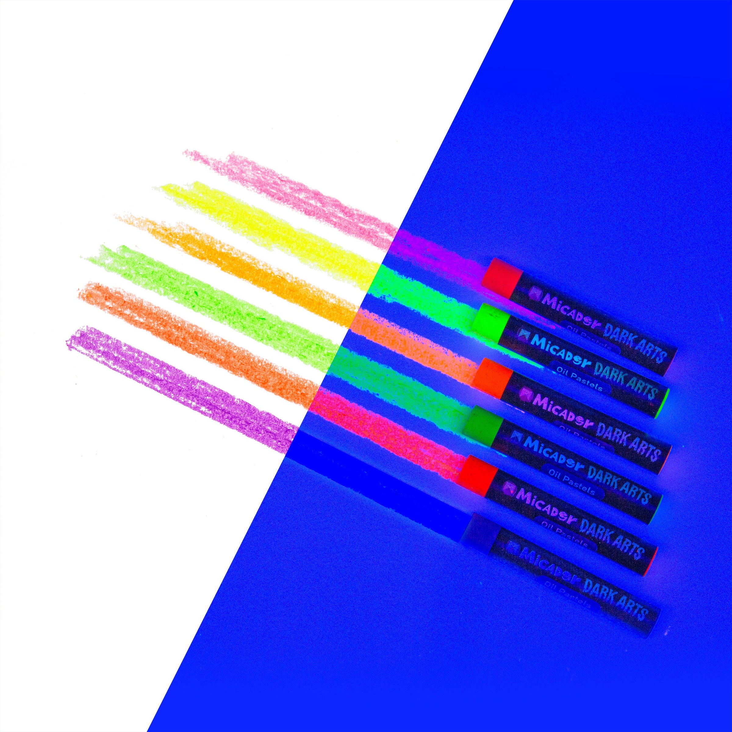 Micador Dark Arts Neon Oil Pastels Set