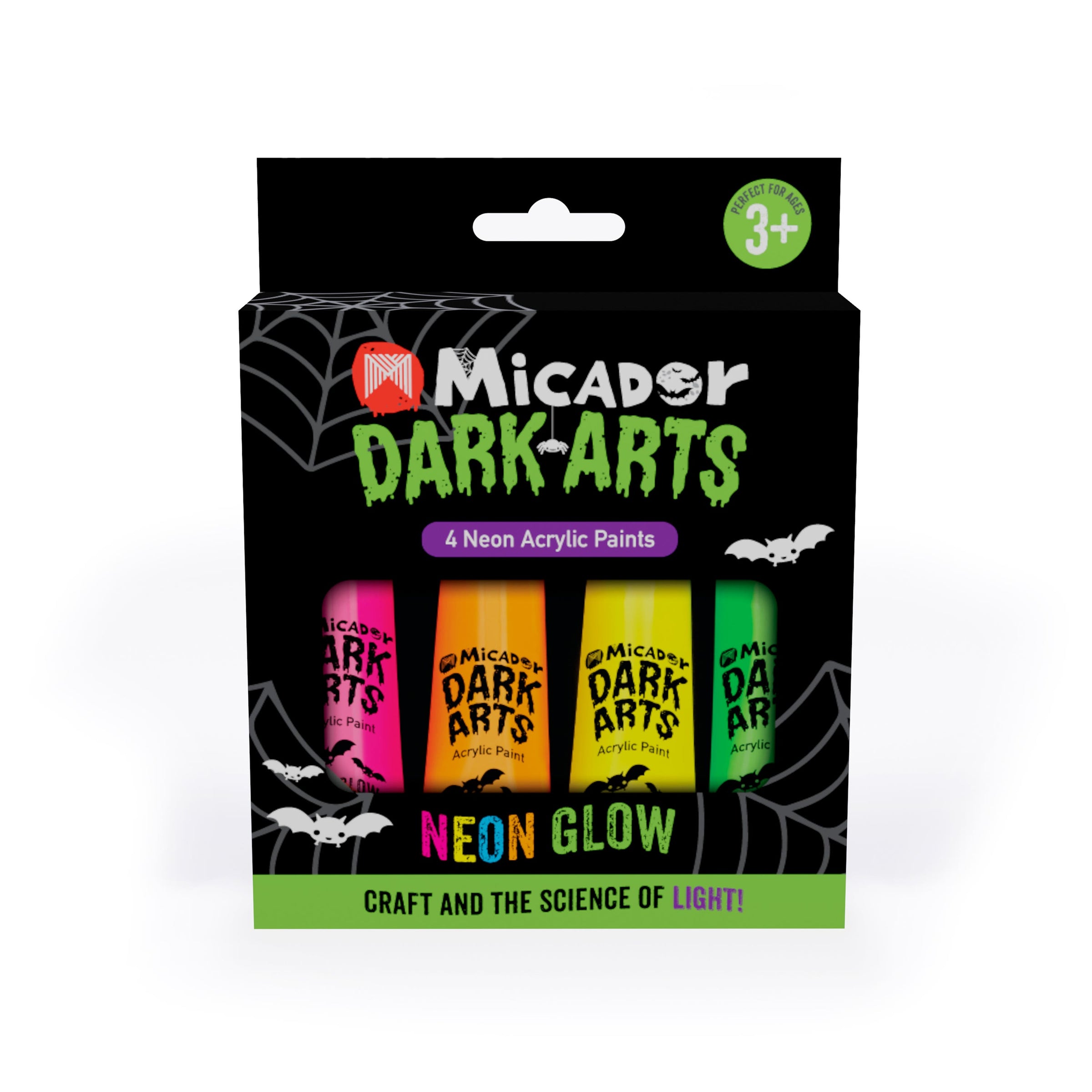 Micador Dark Arts Neon 3D Paint Set