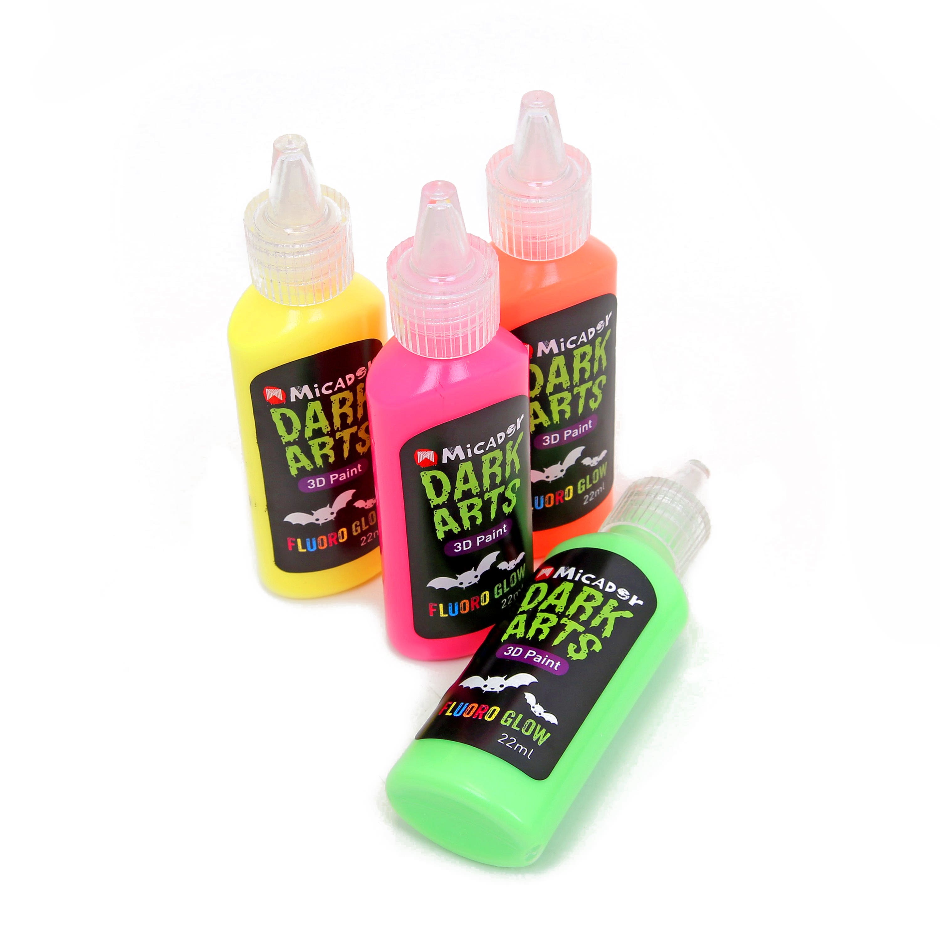Micador Dark Arts Neon 3D Paint Set