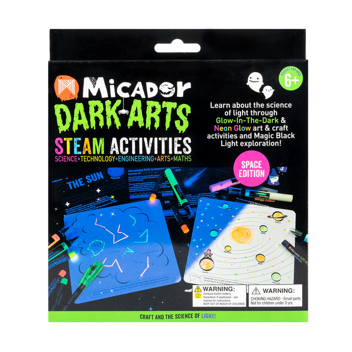 Micador Dark Arts Steam Space Glow Activities Kit