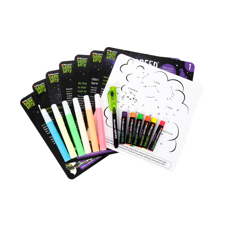 Micador Dark Arts Steam Space Glow Activities Kit