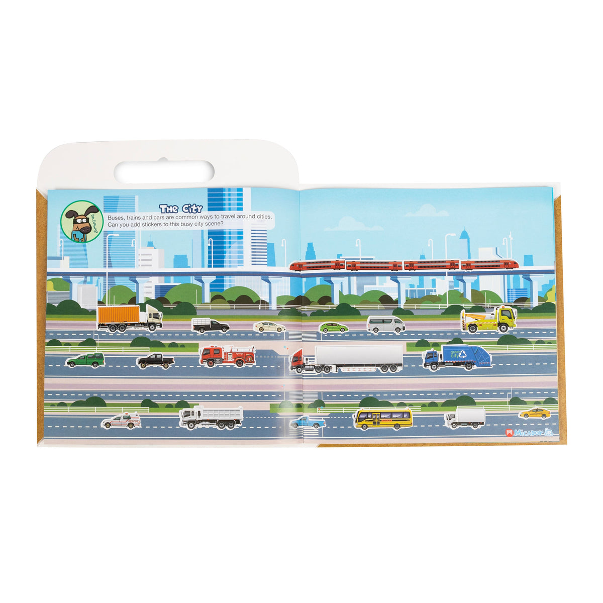 Micador Jr. Sticker Activities Book Travel