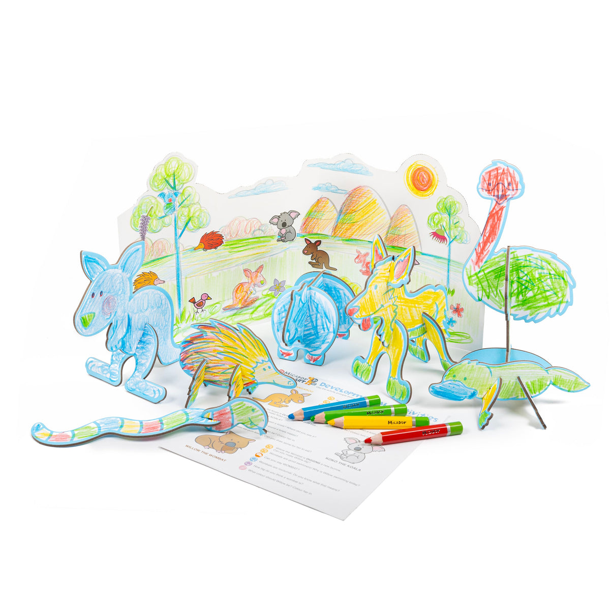 Micador Early Start Colour & Play Kit Aussie Edition
