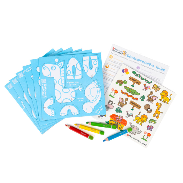 Micador Early Start Colour & Play Kit Zoo Edition