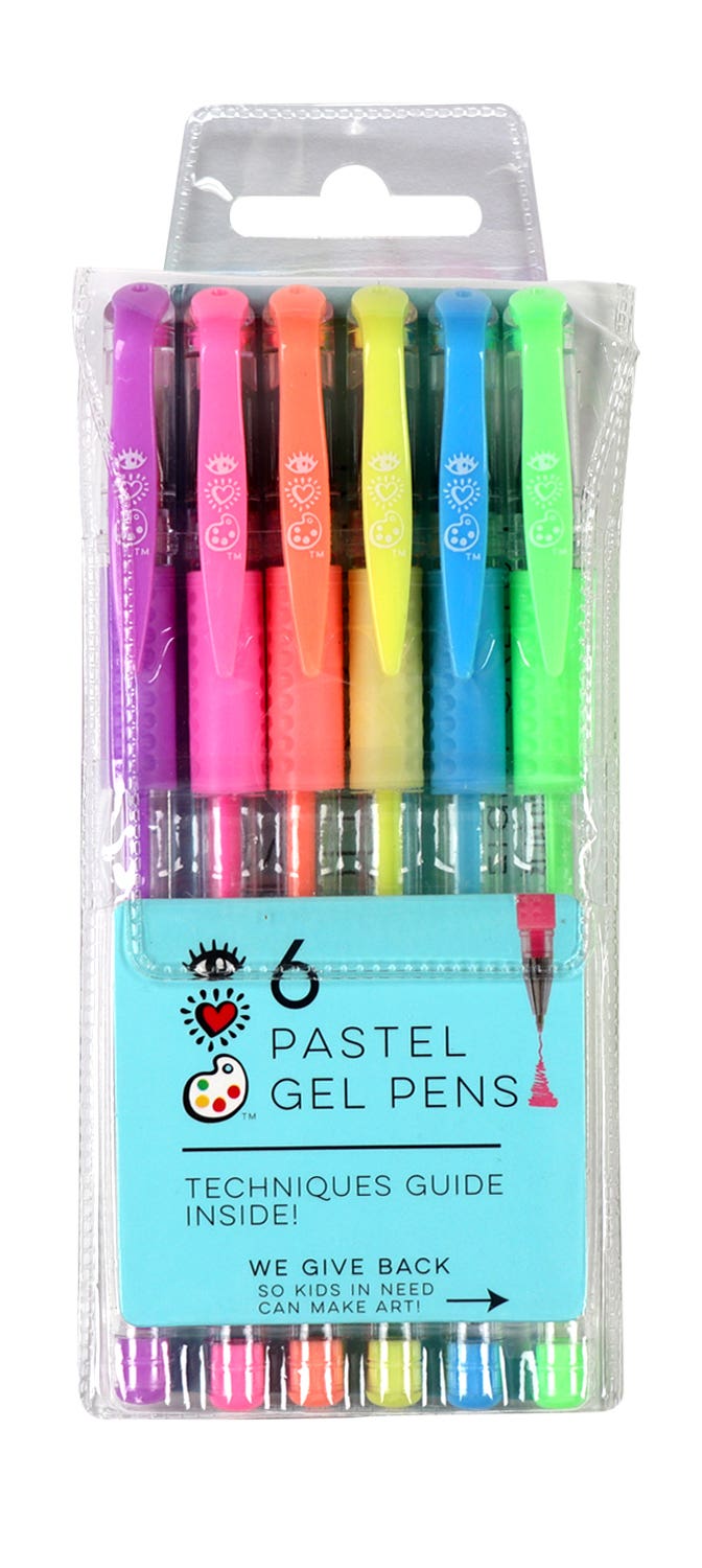 I Heart Art Gel Pen Sets 6