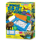 4M Kidzmaker Dinosaur Rub Art Studio Kit