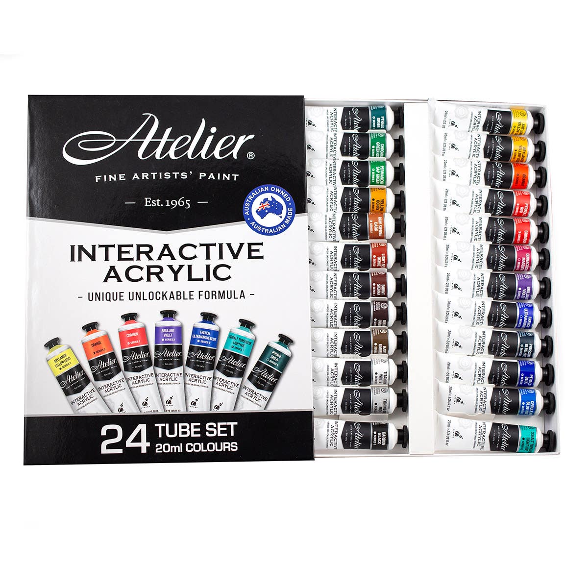 Atelier Interactive Artists' Acrylic 24 x 20ml Paint Set