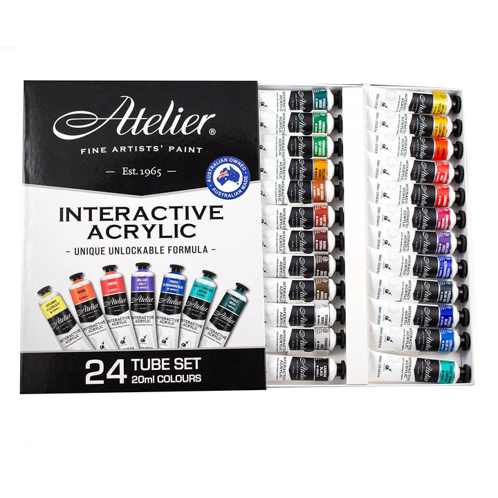 Atelier Interactive Artists' Acrylic 24 x 20ml Paint Set