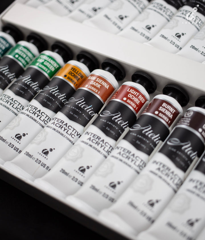 Atelier Interactive Artists' Acrylic 24 x 20ml Paint Set