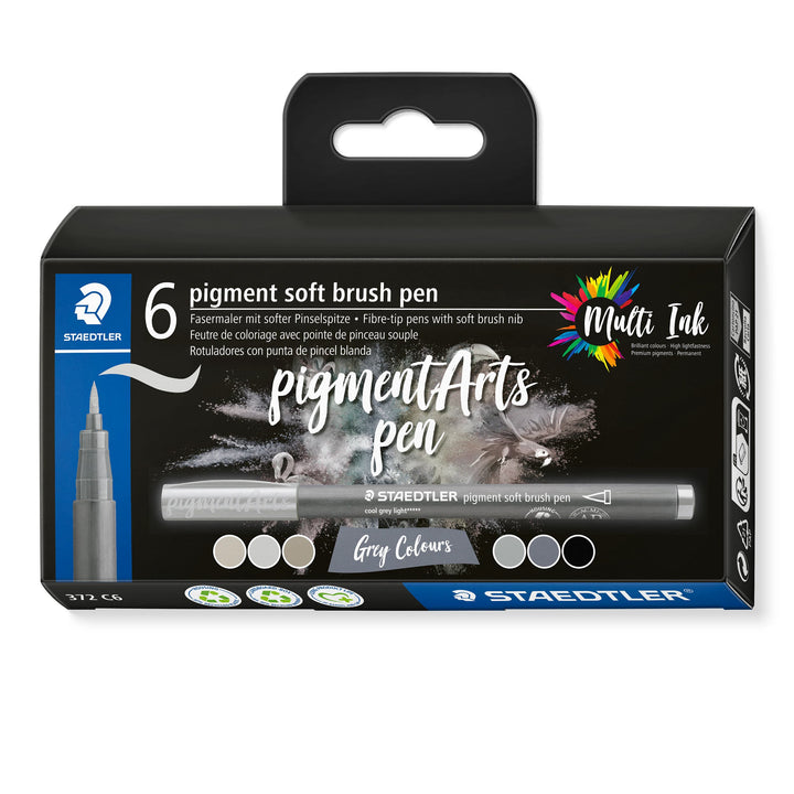STAEDTLER Pigment Arts Soft Brush Pen Set