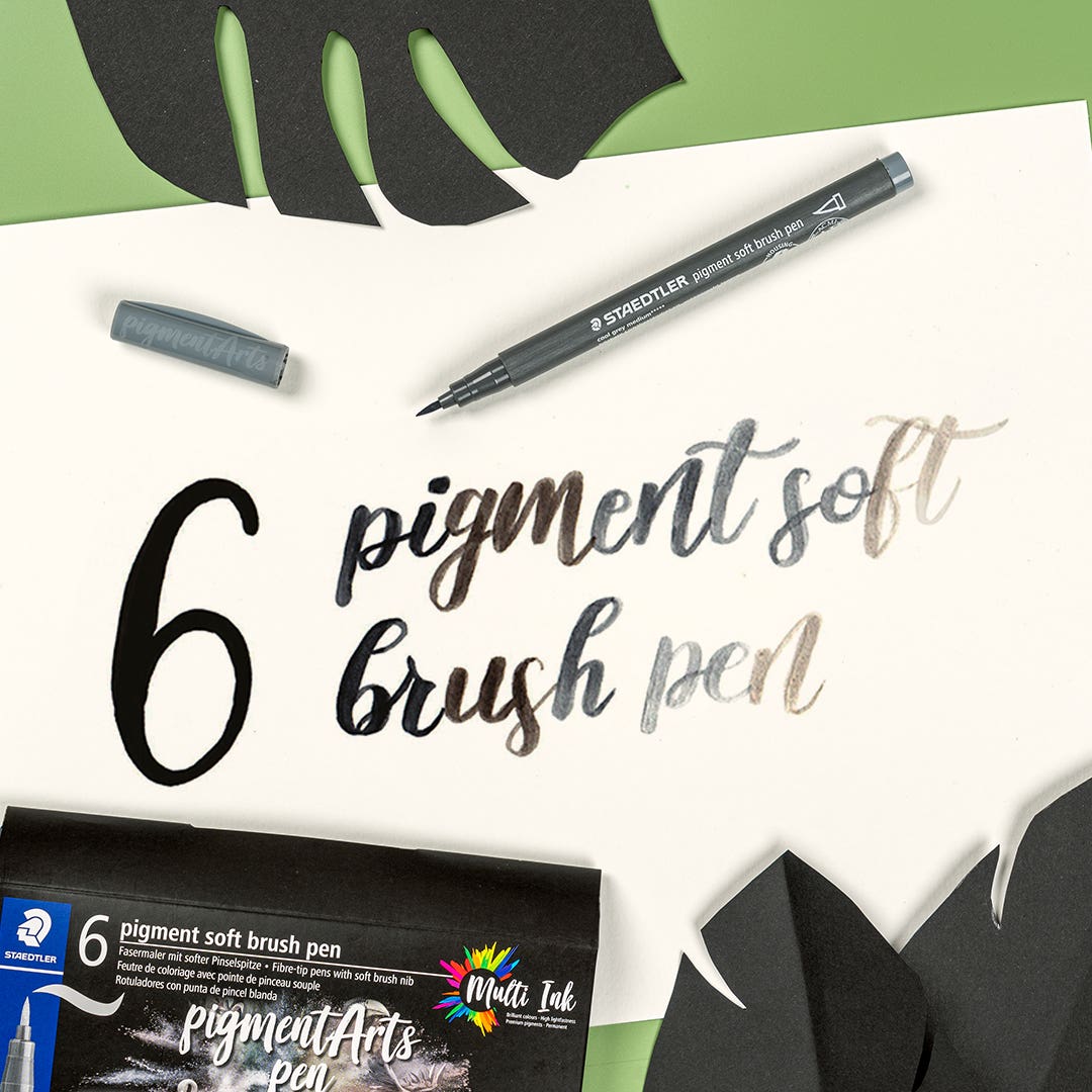 STAEDTLER Pigment Arts Soft Brush Pen Set
