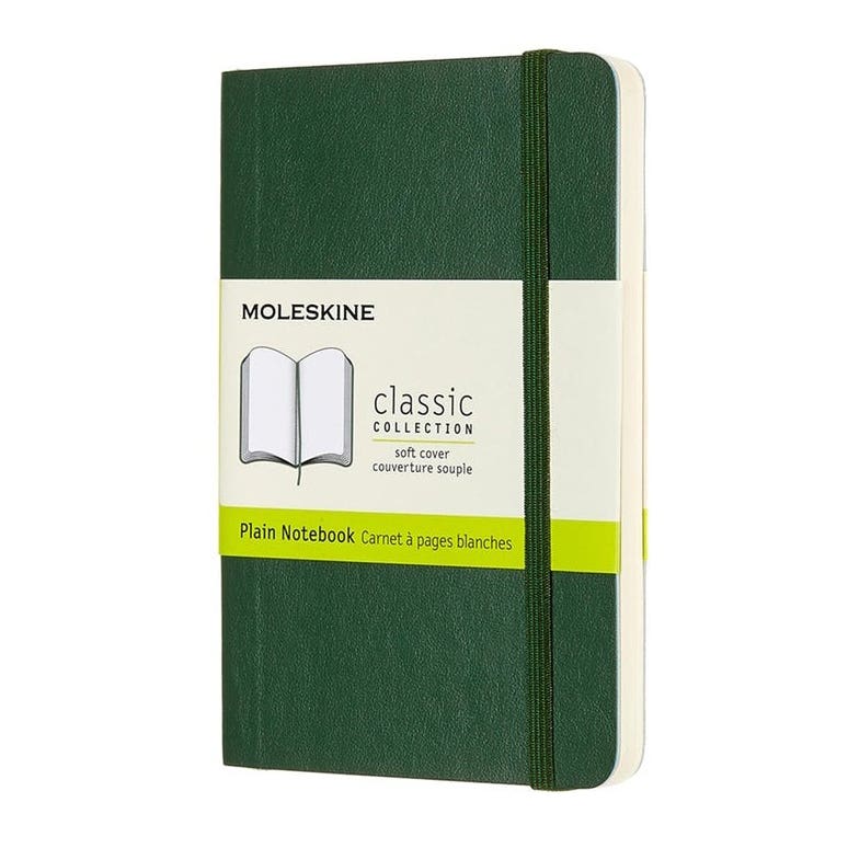 Moleskine Classic Soft Cover Plain Notebooks