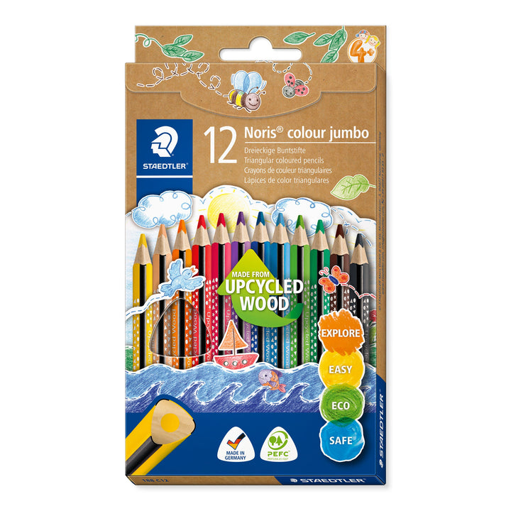 STAEDTLER Noris Jumbo Coloured Pencils Set