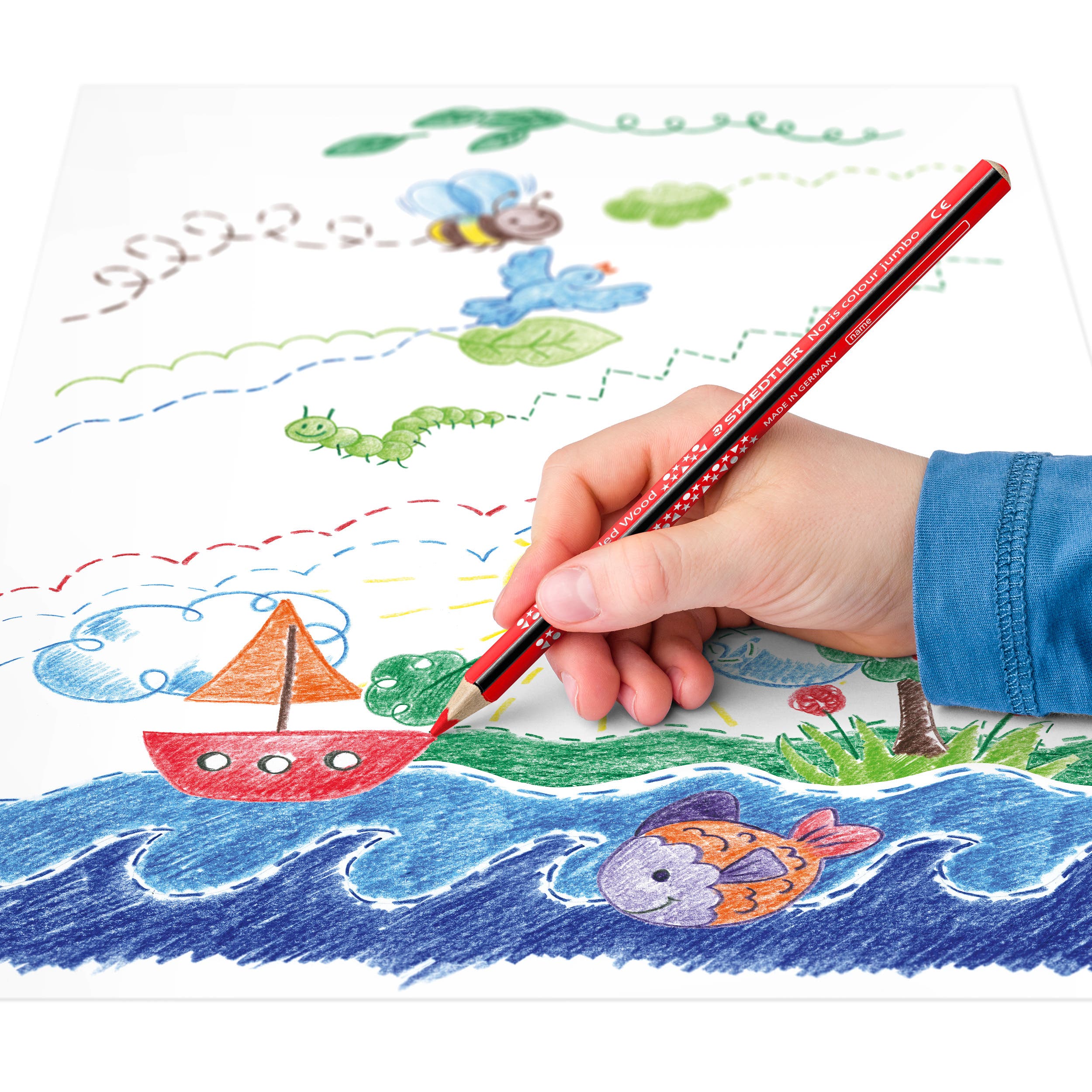 STAEDTLER Noris Jumbo Coloured Pencils Set