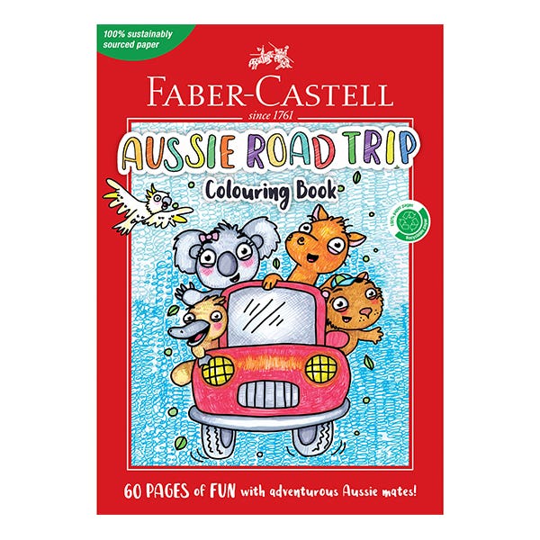 Faber-Castell Aussie Road Trip Colouring Book