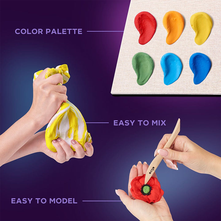 Okto Sensory Wood & Craft DIY Flowers Kit Freedom