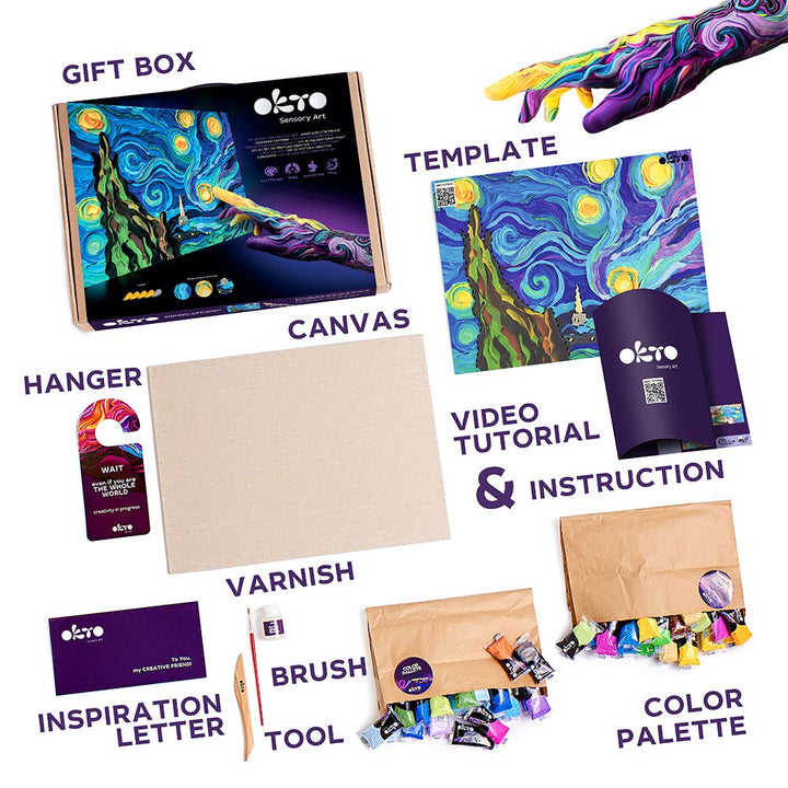 Okto Sensory Art Creative Kit Starry Night