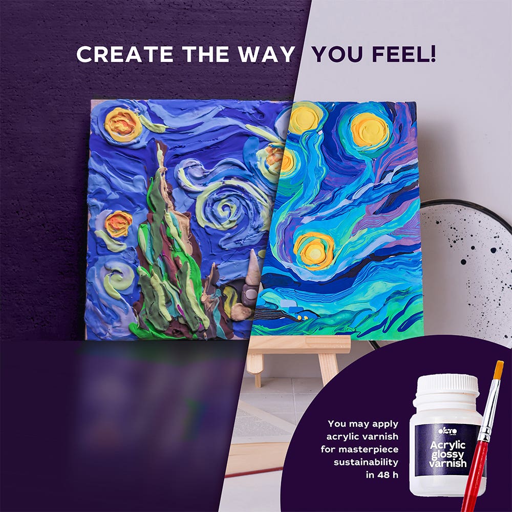 Okto Sensory Art Creative Kit Starry Night