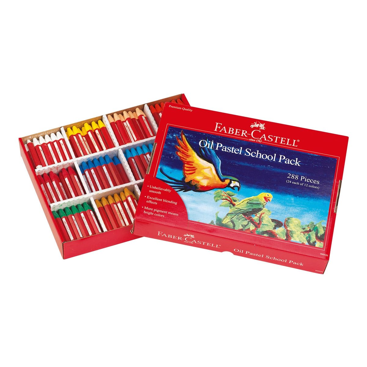 Faber-Castell Hexagonal Oil Pastel Classpack Set 288