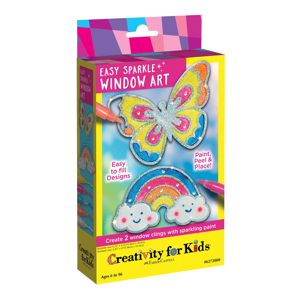 Faber-Castell Creativity for Kids Easy Sparkle Window Art Kit
