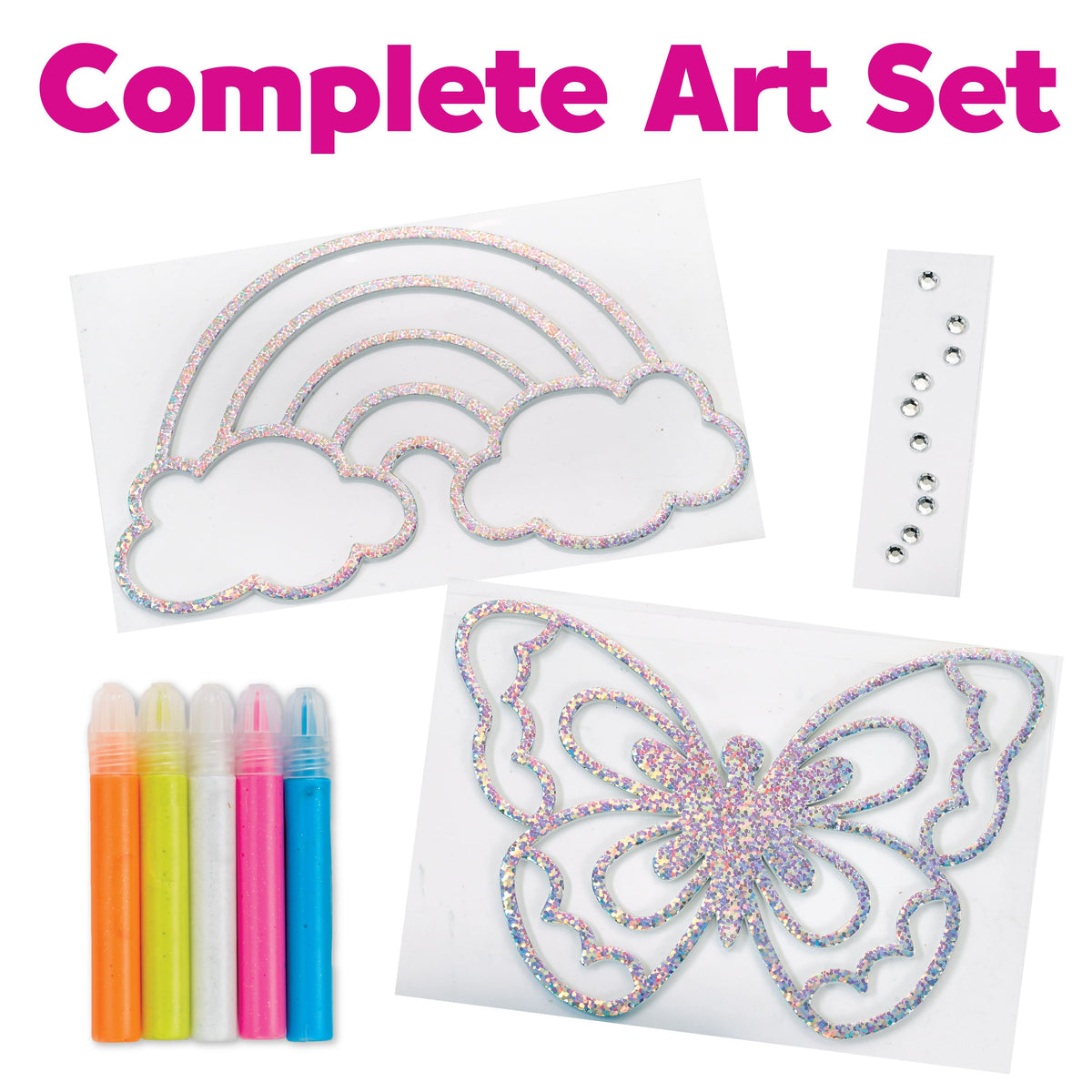 Faber-Castell Creativity for Kids Easy Sparkle Window Art Kit