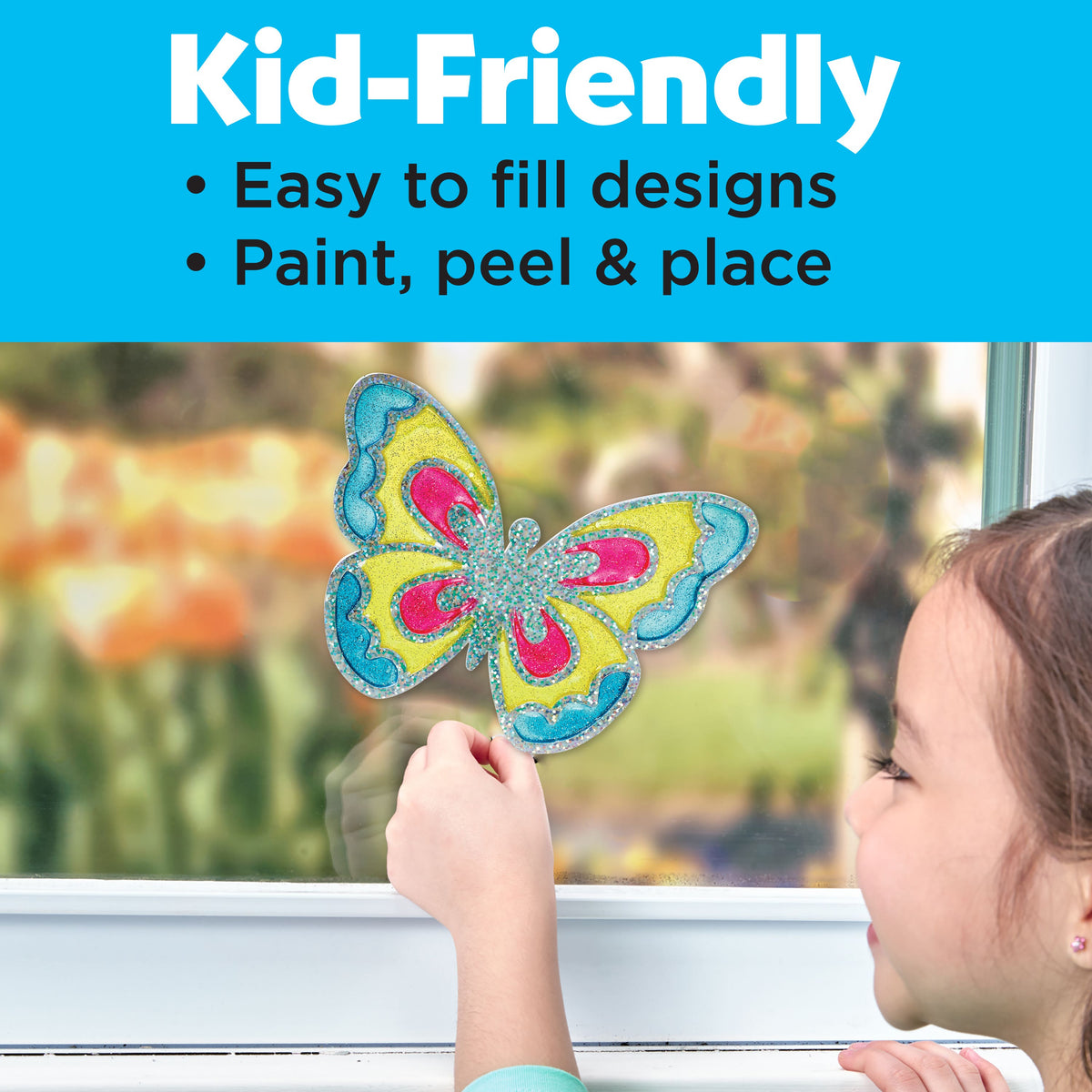 Faber-Castell Creativity for Kids Easy Sparkle Window Art Kit