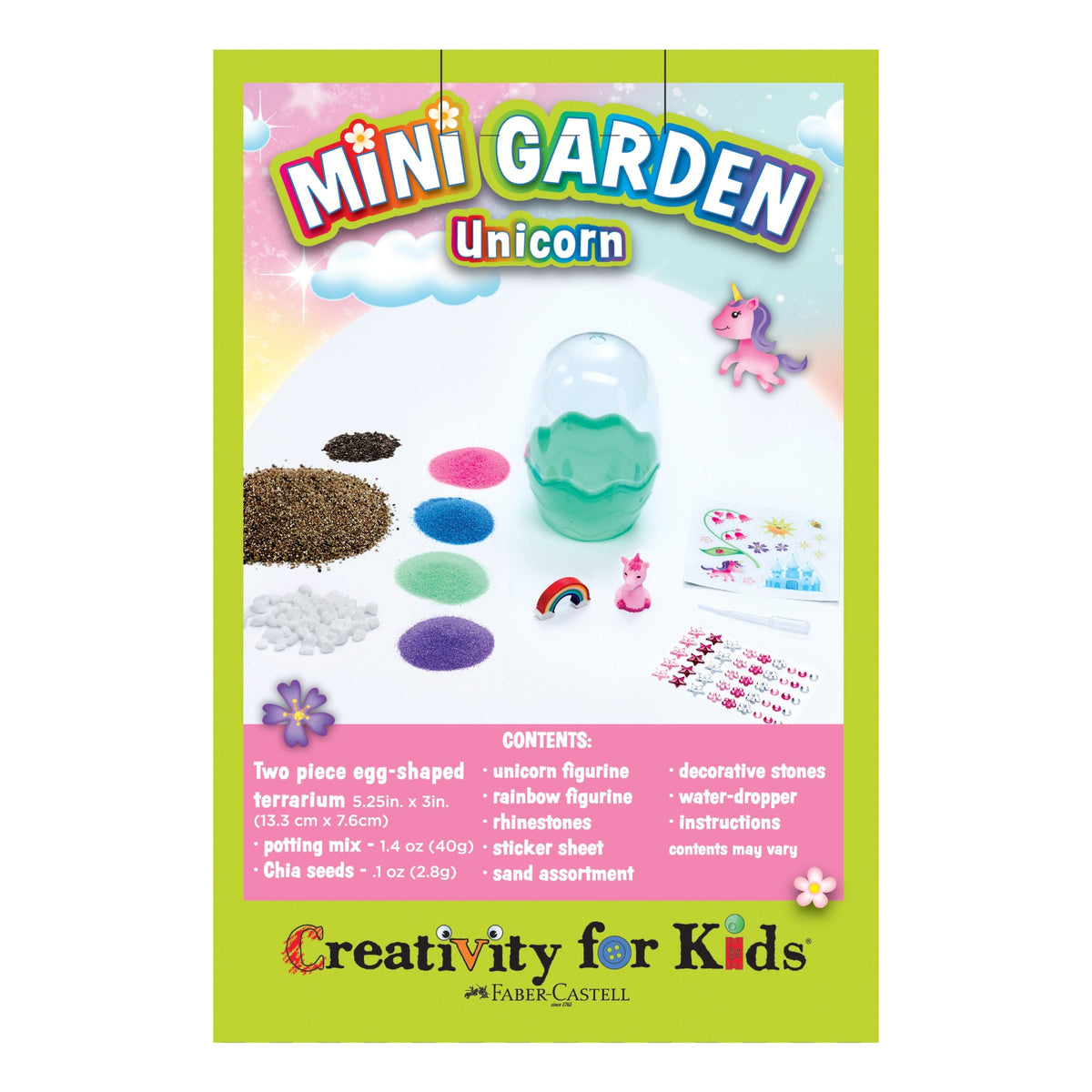 Faber-Castell Creativity for Kids Mini Garden Kit Unicorn