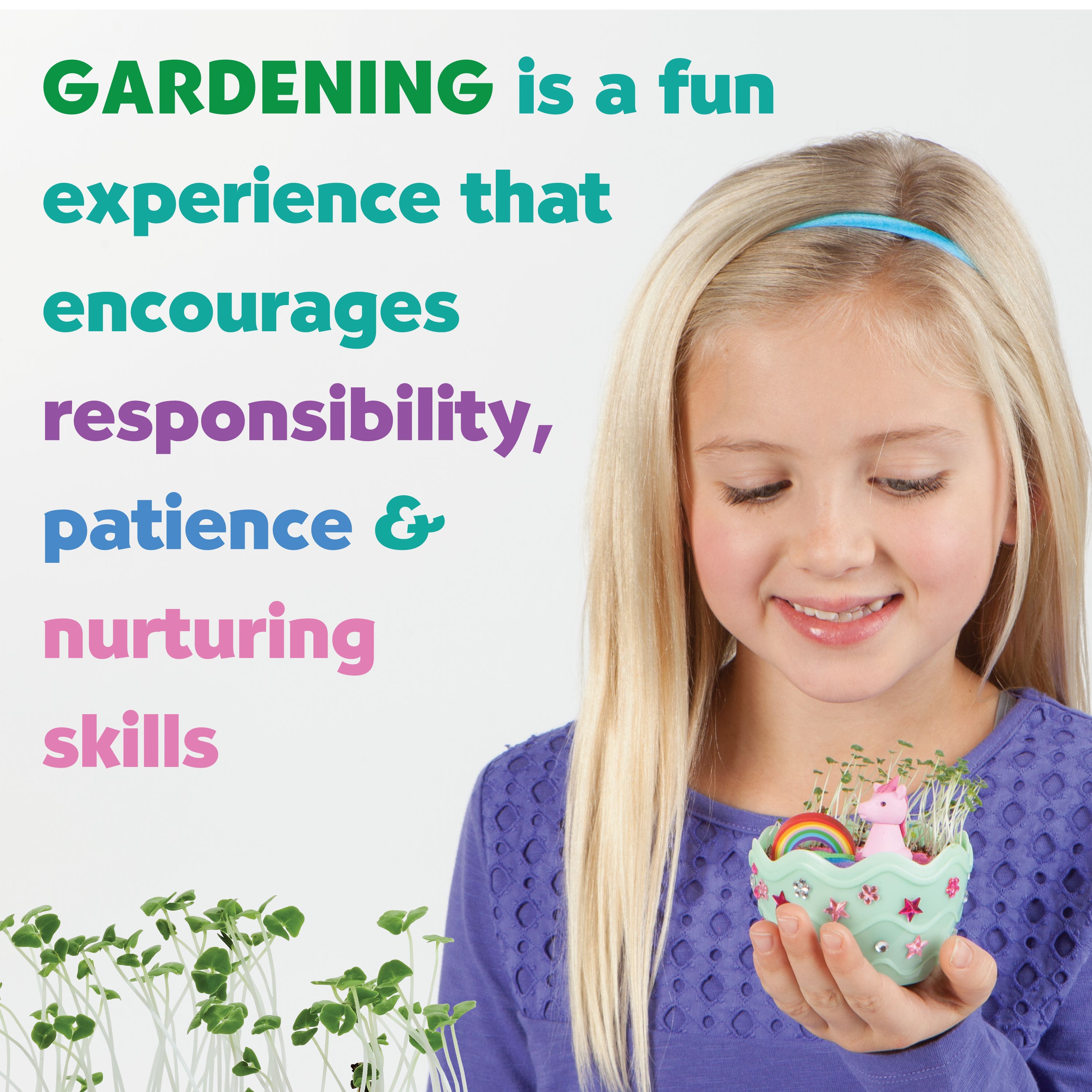 Faber-Castell Creativity for Kids Mini Garden Kit Unicorn