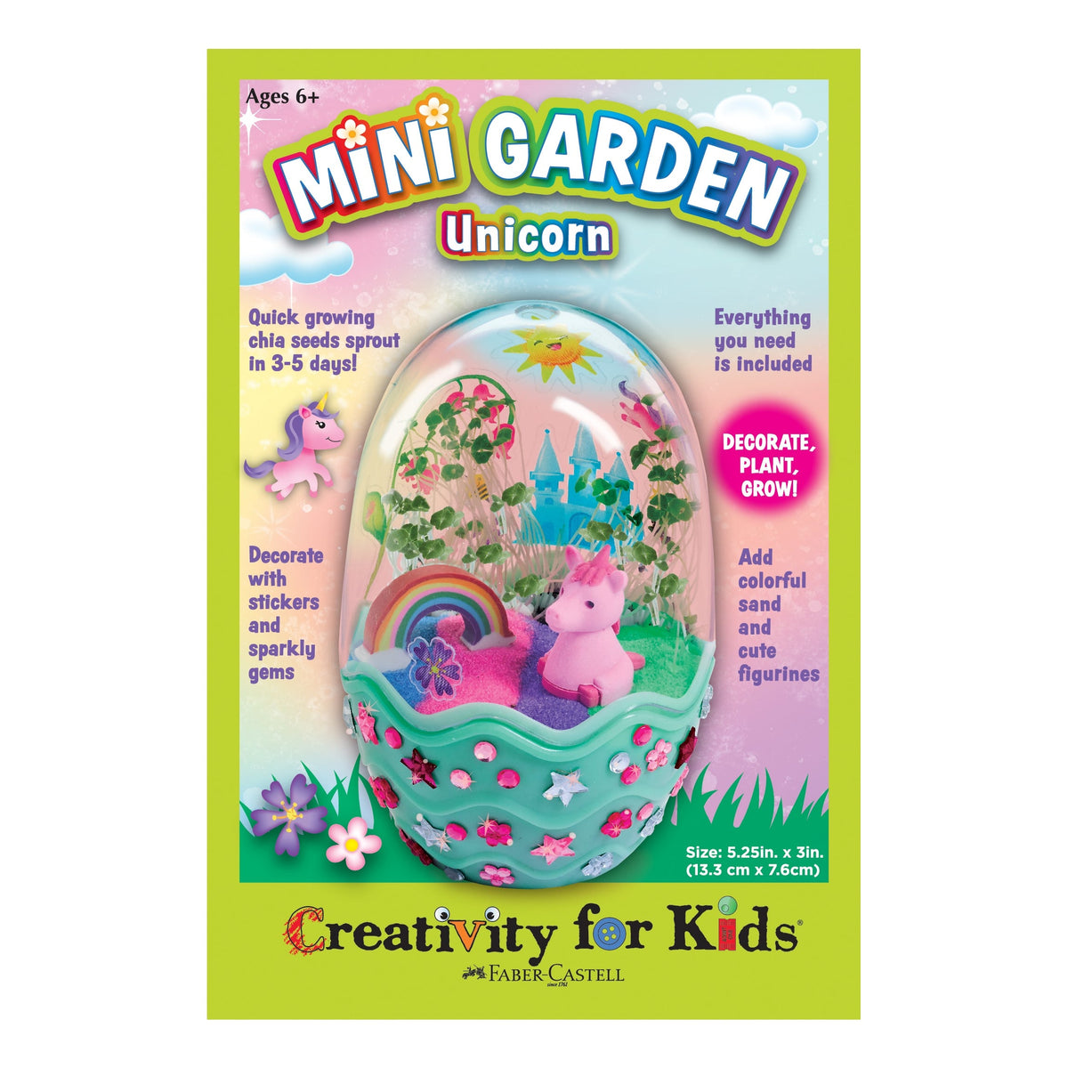 Faber-Castell Creativity for Kids Mini Garden Kit Unicorn