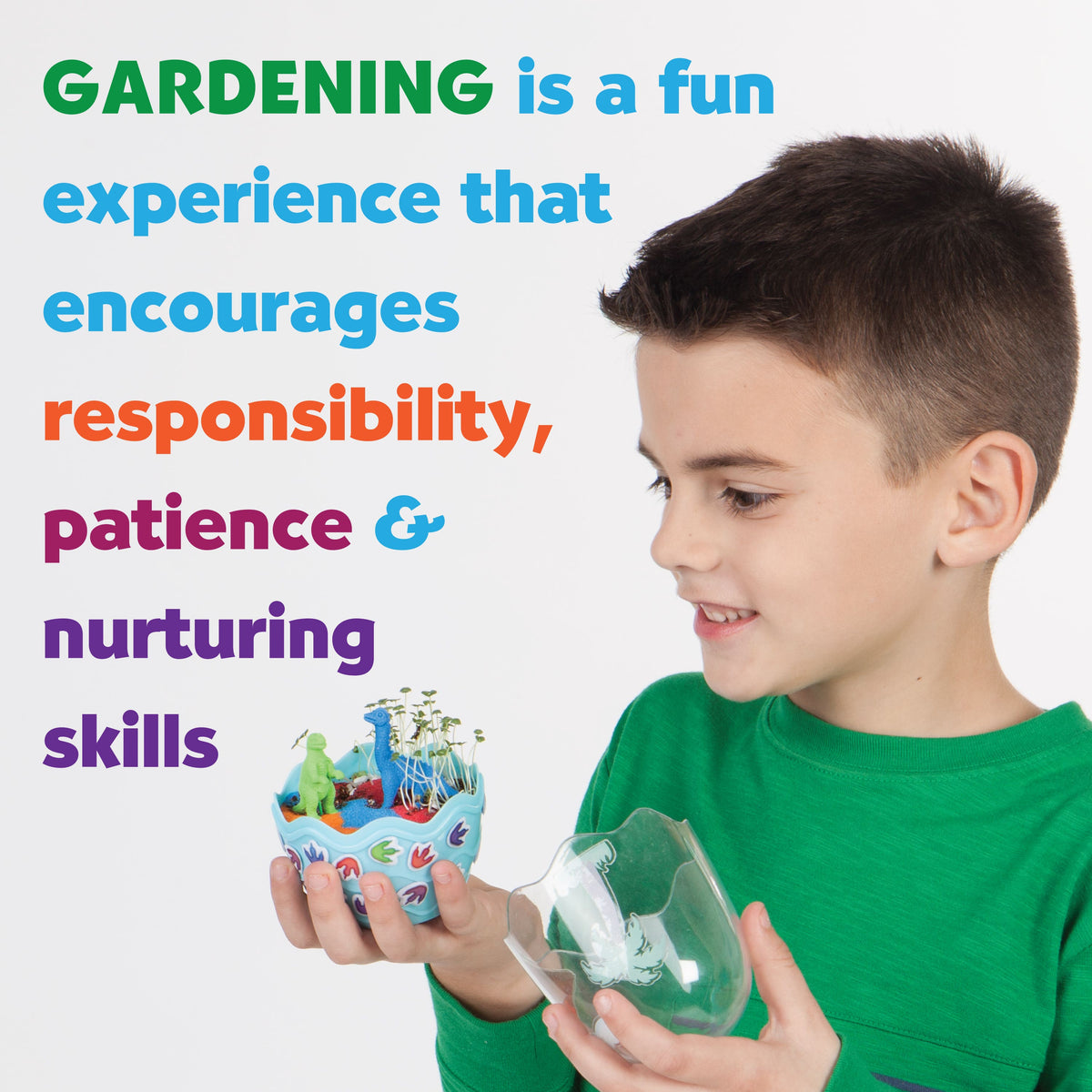Faber-Castell Creativity for Kids Mini Garden Kit Dinosaur