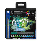 STAEDTLER Pigment Arts Brush Pen Cool Colours Set