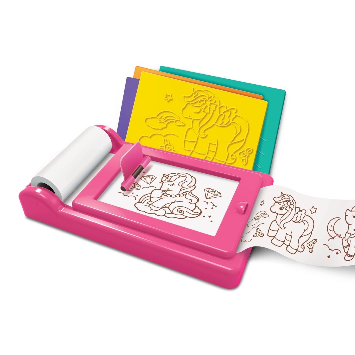 4M Kidzmaker Unicorn Rub Art Studio Kit