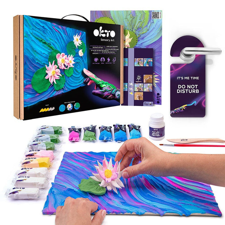 Okto Sensory Art Creative Kit Water Lilies