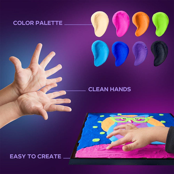 Okto Colouring with Clay By Numbers Kit Owl