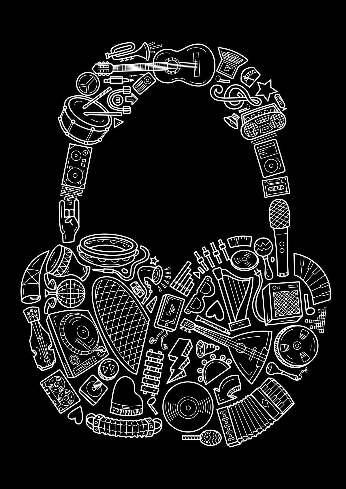 Faber-Castell Black Edition Creative Colouring Book