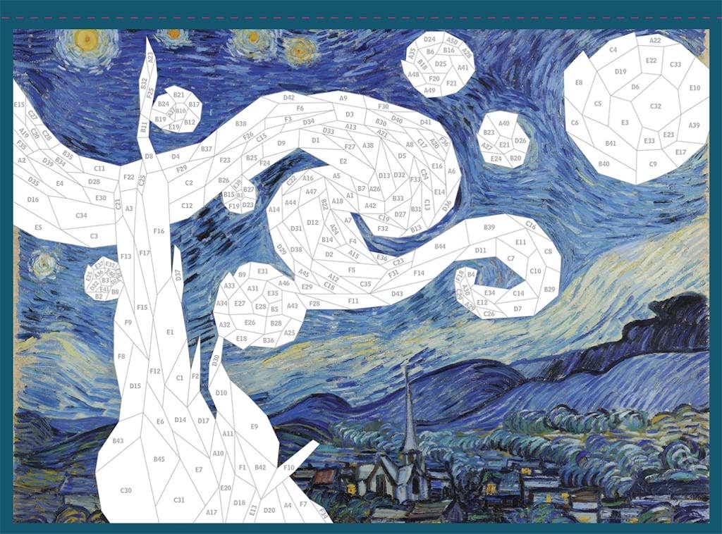 Paint by Sticker Works of Art Book