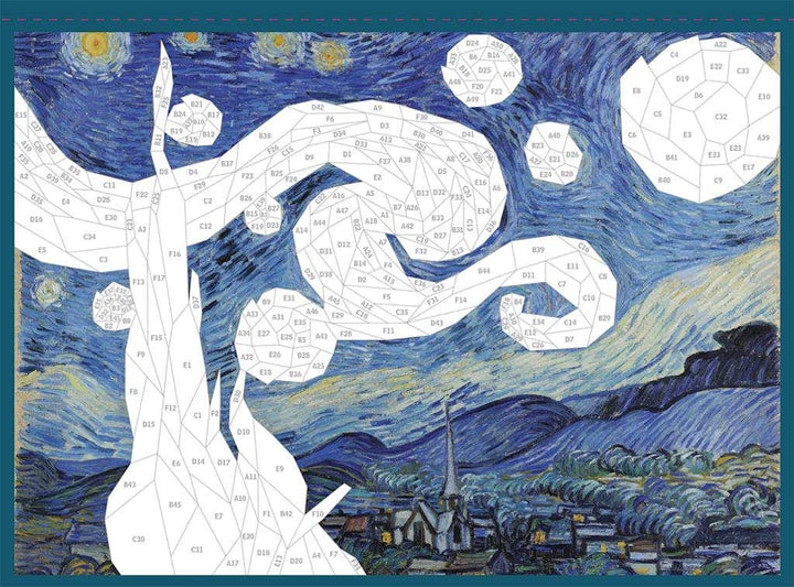 Paint by Sticker Works of Art Book